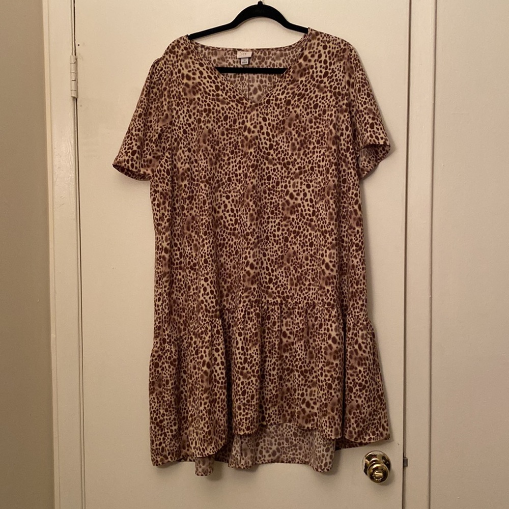 Cheetah print dress